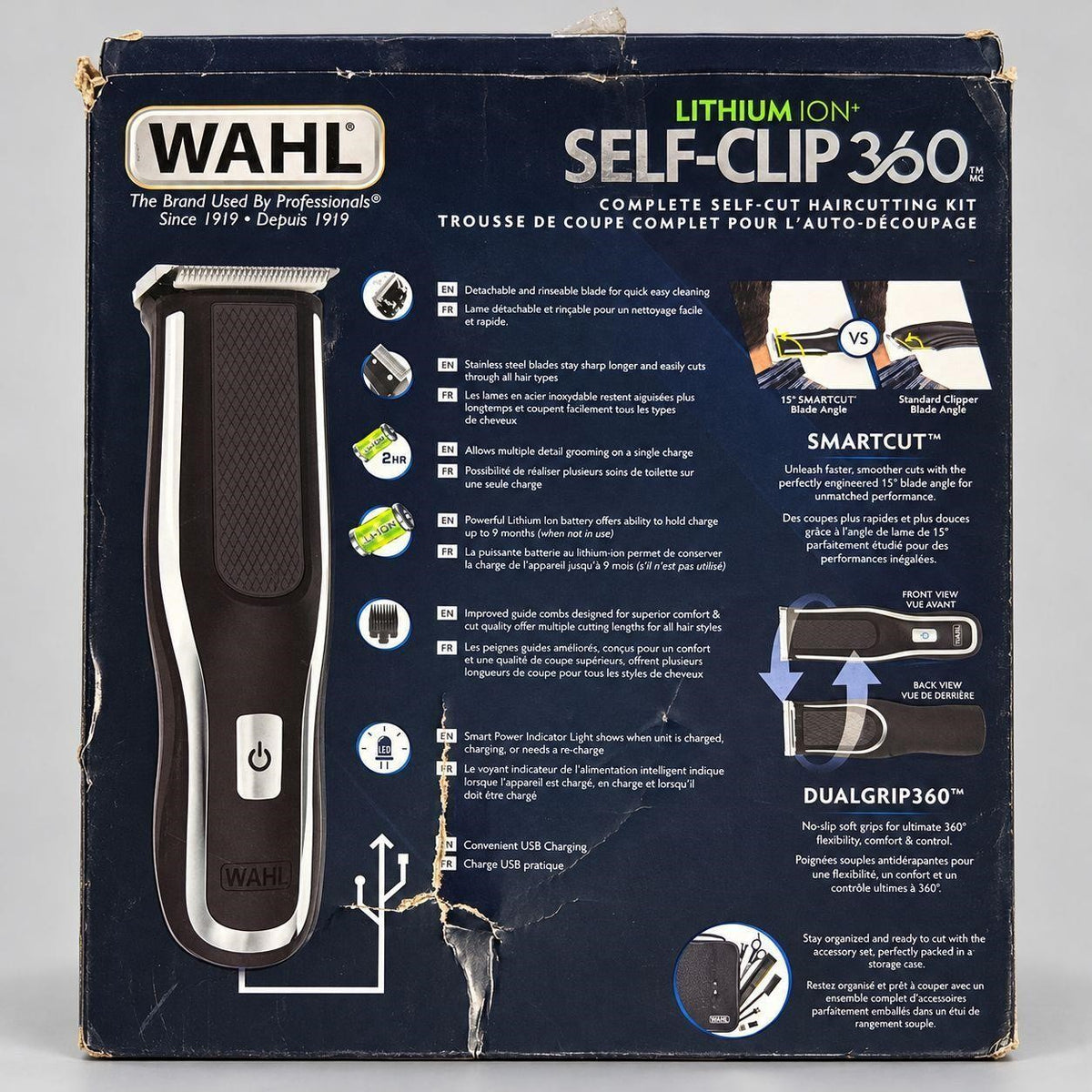 WAHL Lithium Ion+ Self-Clip 360 Haircutting Kit