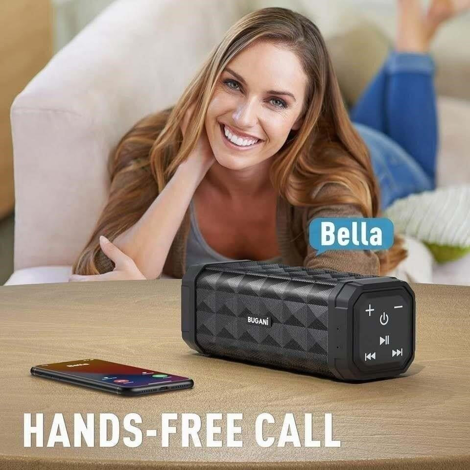 BUGANI M99 Portable Bluetooth Speaker – IPX5 Water Resistant