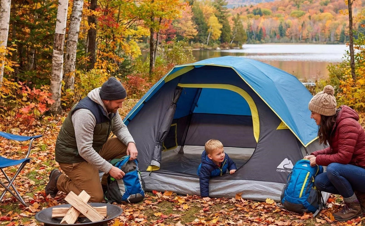 Ozark Trail 3-Person Dome Tent with Carry Bag – Blue
