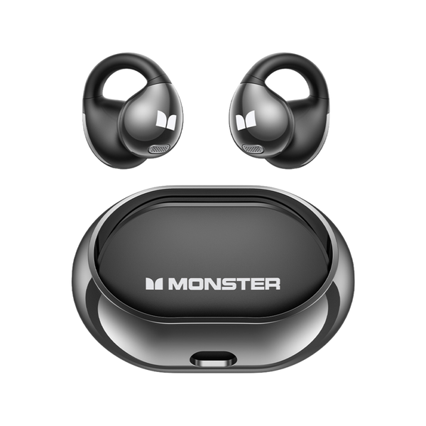 Monster AC600 Open-Ear Clip Earbuds - Black