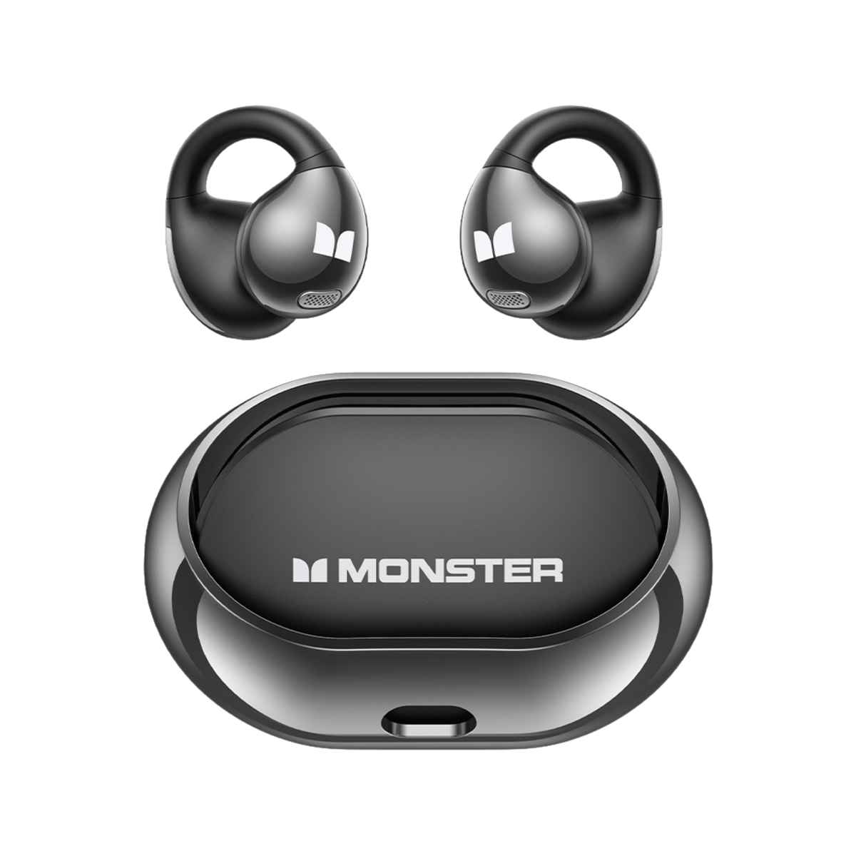 Monster AC600 Open-Ear Clip Earbuds - White